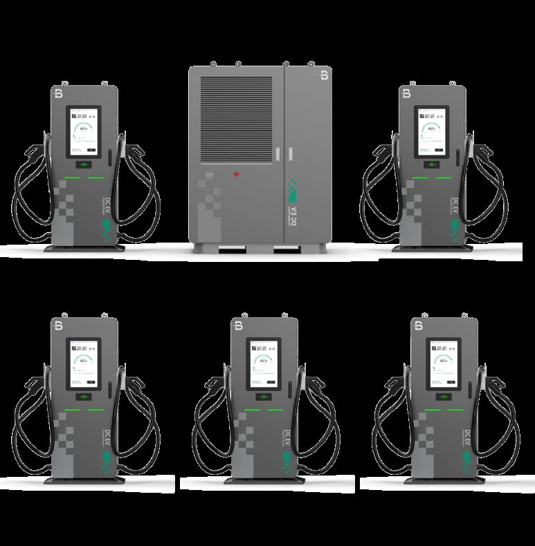 Floor-mounted Split DC EV Charger Station 180kW -600kW